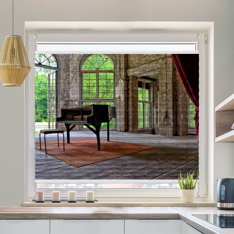 Wabenplissee Motiv Lost Place Verlassene Heilstaette