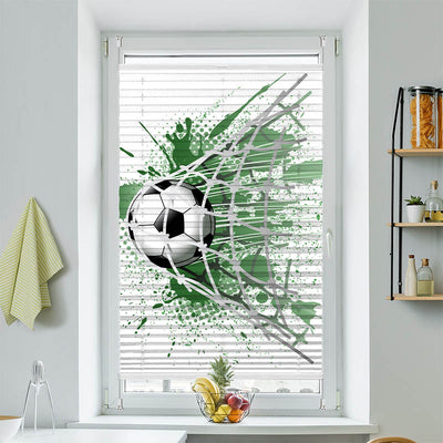 Wabenplissee Motiv Fussball