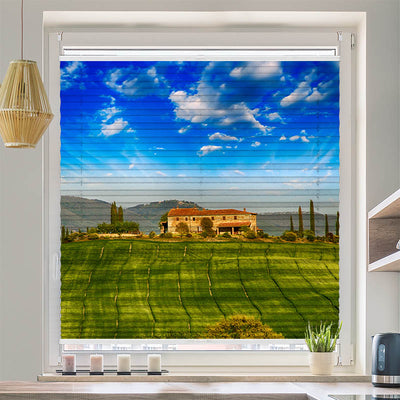 Wabenplissee Motiv Toskana