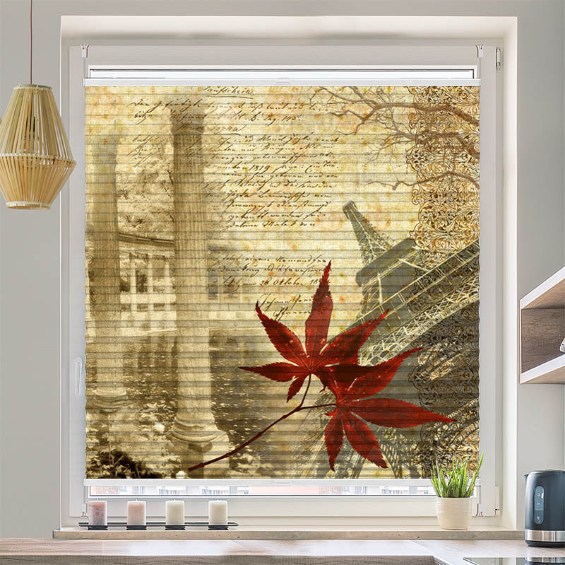 Wabenplissee Motiv Paris Vintage Memories