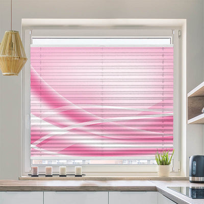 Wabenplissee Motiv Grafik Rosa