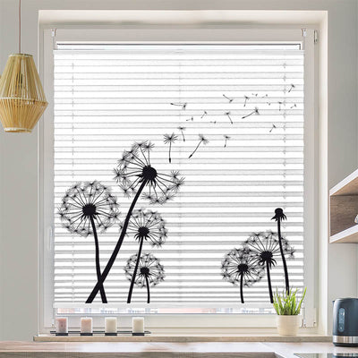 Wabenplissee Motiv Pusteblumen Grafik