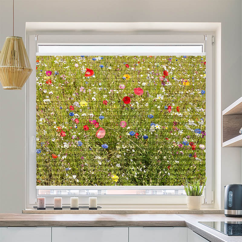 Wabenplissee Motiv "Meer mit Blauem Himmel"