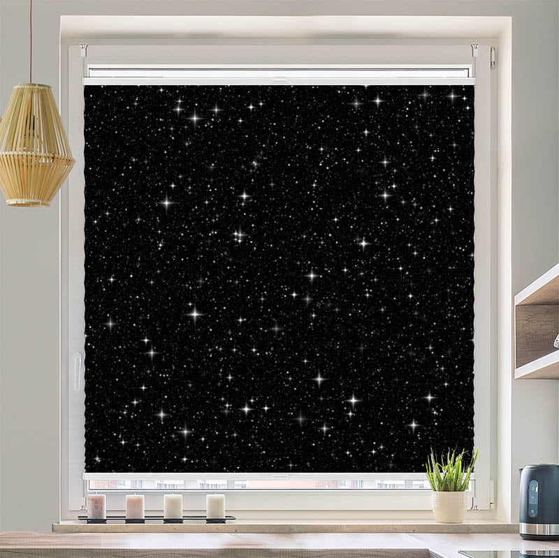 Wabenplissee Motiv "Sterne Nachthimmel"