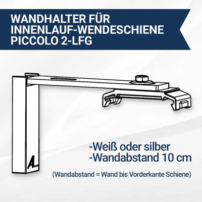 Wandhalter Piccolo 2-lfg