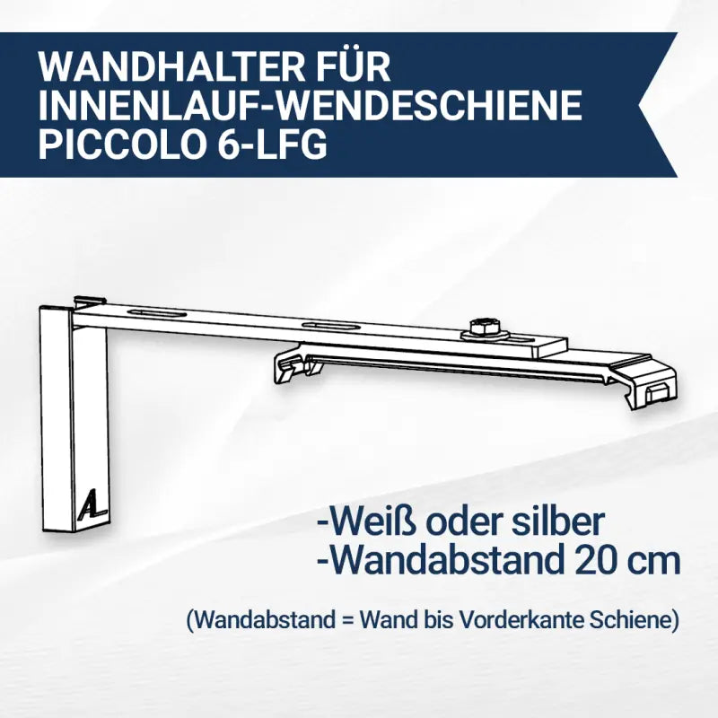 Wandhalter Piccolo 6-lfg