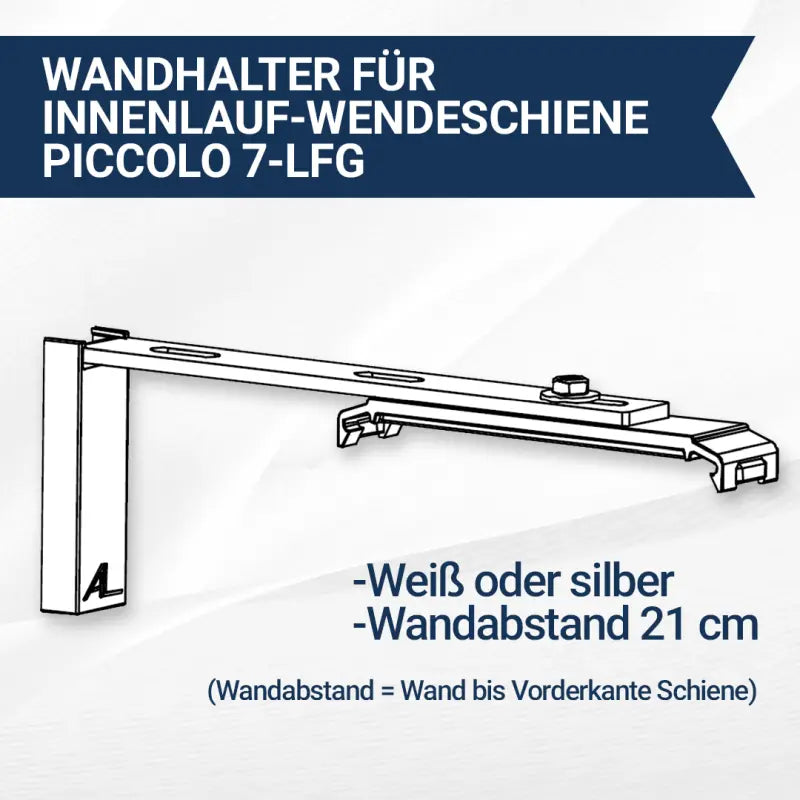 Wandhalter Piccolo 7-lfg