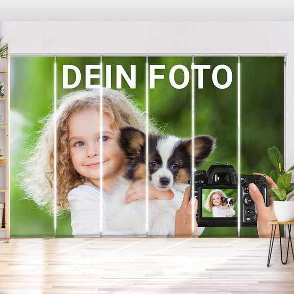 Foto-Schiebegardinen - Foto hochladen
