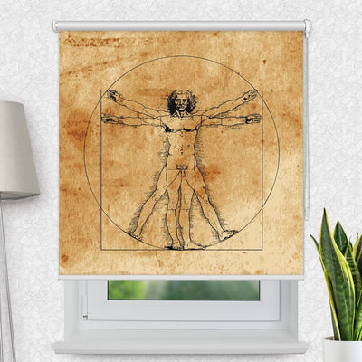 Fotorollo 'Vintage Vitruvian Man' - La-Melle