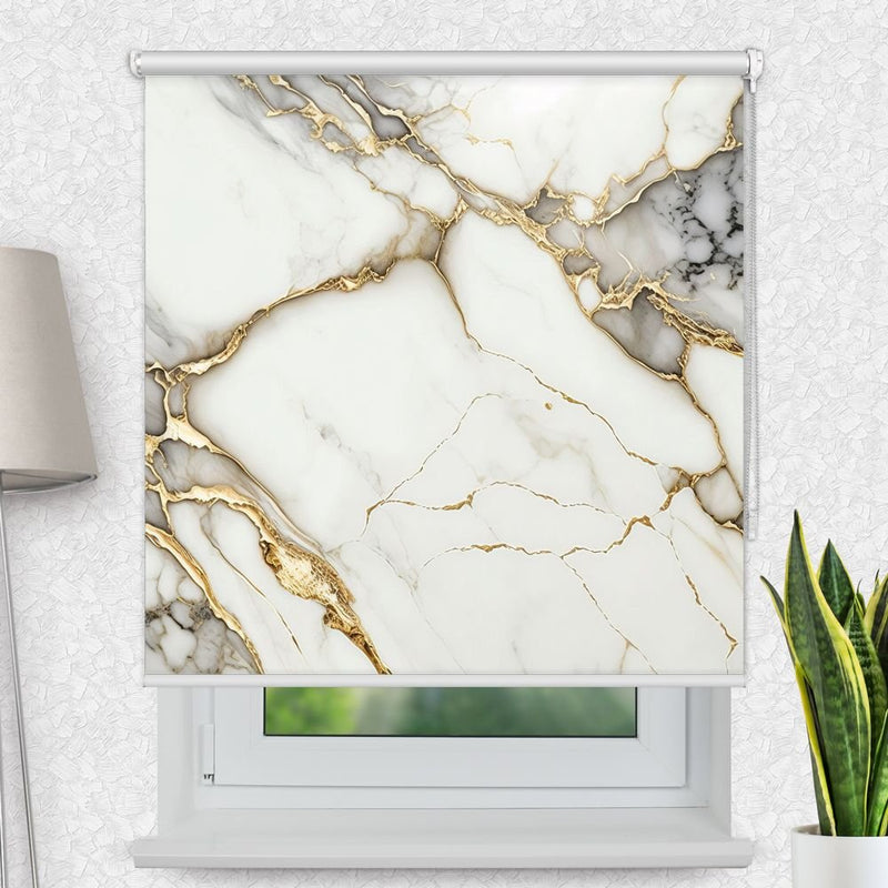 Fotorollo 'Marmorhintergrund Weiss' - La-Melle