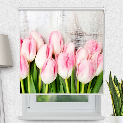 Fotorollo 'Shabby Chic Tulpen' - La-Melle