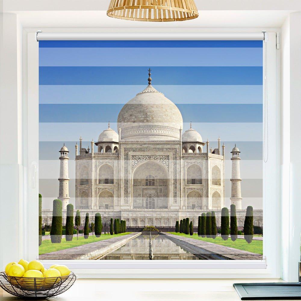 Klemmfix Doppelrollo Motiv "Taj Mahal"