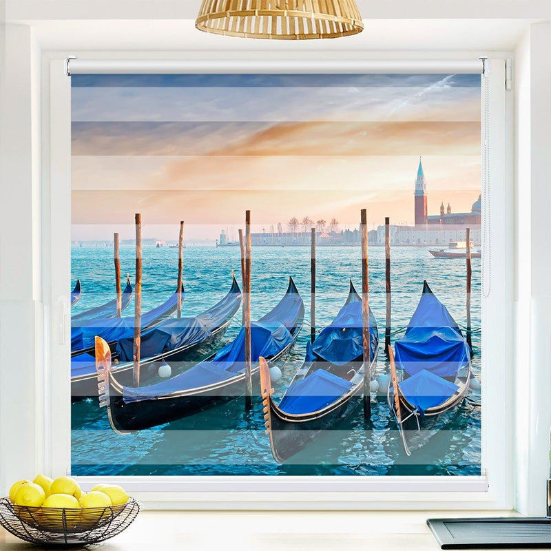 Klemmfix Doppelrollo Motiv "Venedig Canale Grande"