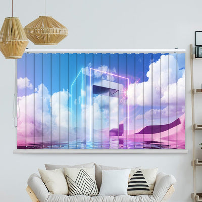 Lamellenvorhang Motiv Fantasie Landschaft