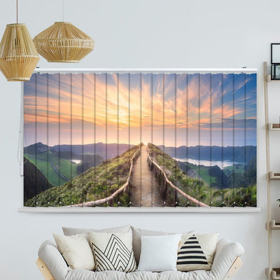 Lamellenvorhang Motiv Azoren Portugal Berge