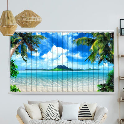 Lamellenvorhang Motiv Bora Bora Südsee