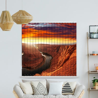 Lamellenvorhang Motiv Horseshoe Arizona
