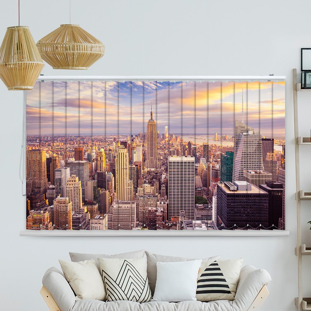 Lamellenvorhang Motiv "Empire State Building Manhatten"