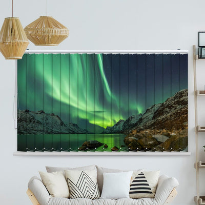 Lamellenvorhang Motiv Nordlich Norwegen