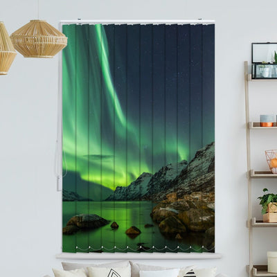 Lamellenvorhang Motiv Nordlich Norwegen