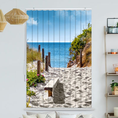 Lamellenvorhang Motiv Ostsee Düne Meer