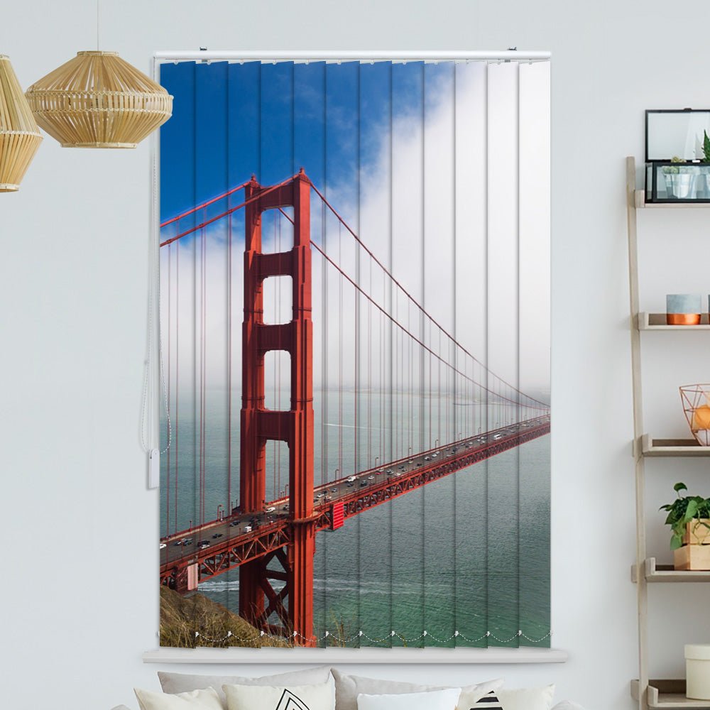 Lamellenvorhang Motiv "San Francisco Golden Gate Bridge"