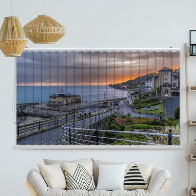 Lamellenvorhang Motiv Ventnor England Insel