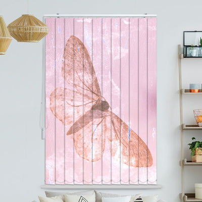 Lamellenvorhang Motiv Schmetterling Grunge