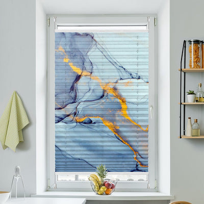 Wabenplissee Motiv Fluid Marmor abstrakt - La-Melle