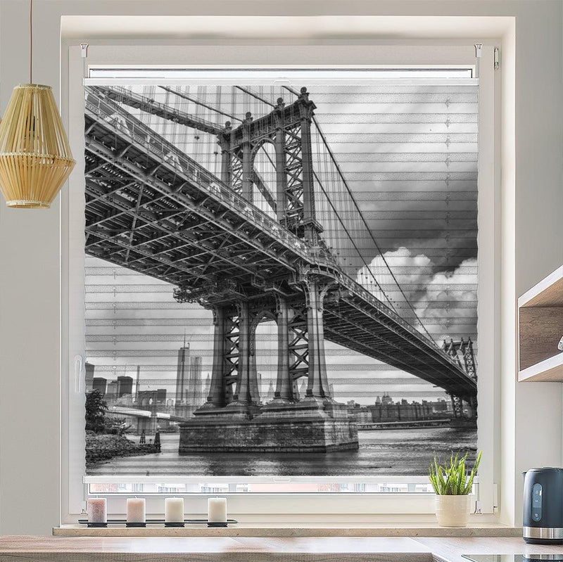 Plissee Motiv "Brooklyn Sw"