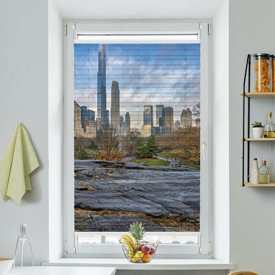 Wabenplissee Motiv Central Park New York Manhatten - La-Melle