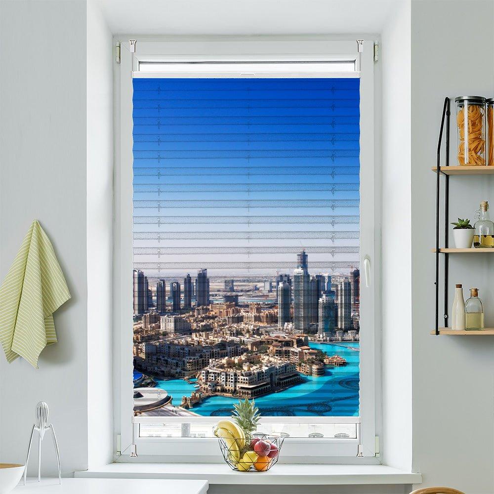 Plissee Motiv "Dubai Skyline"