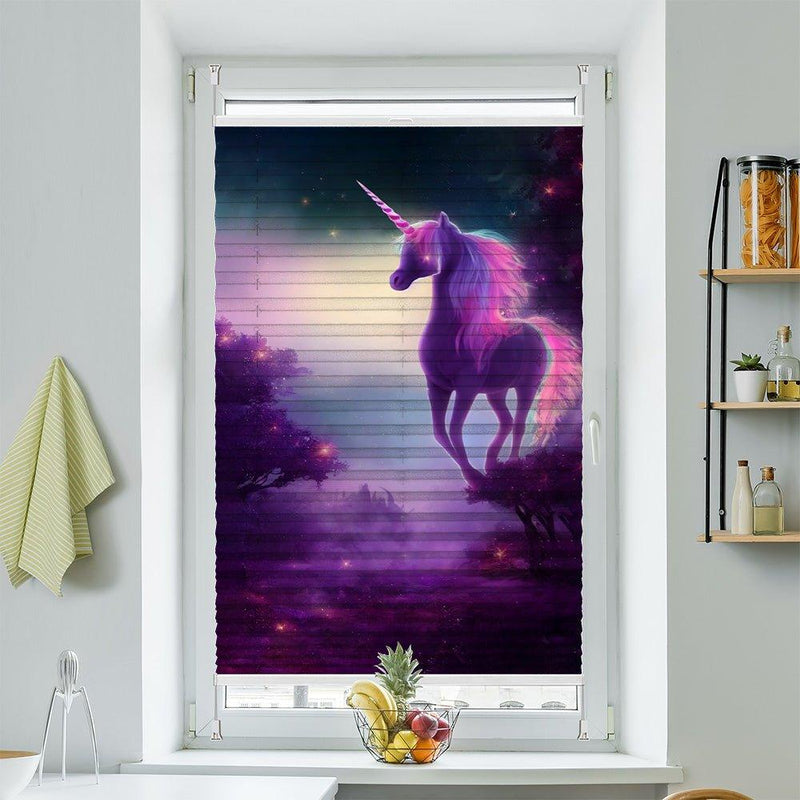 Plissee Motiv "Einhorn Fantasie"