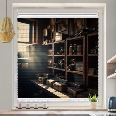 Plissee Motiv Kamera vintage - La-Melle