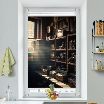 Plissee Motiv Kamera vintage - La-Melle