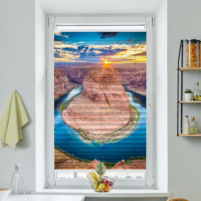 Wabenplissee Motiv Horseshoe arizona - La-Melle