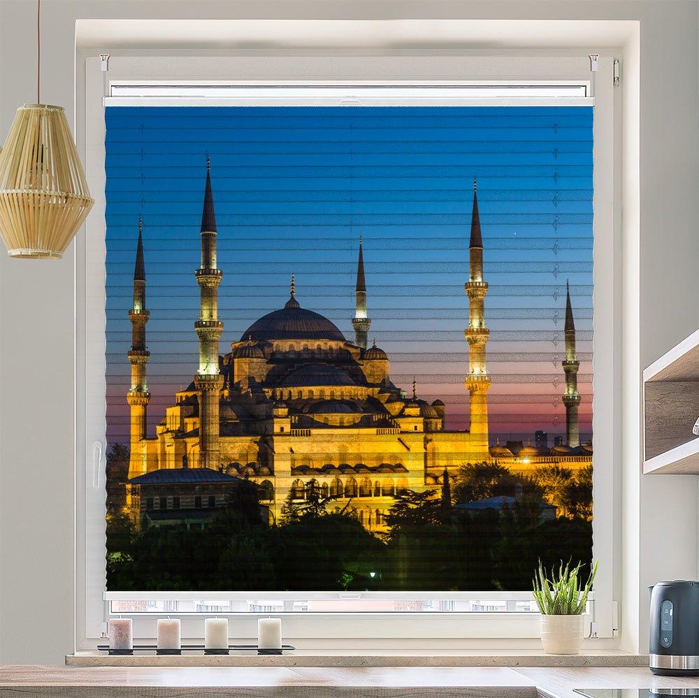 Wabenplissee Motiv "Istanbul Blaue Moschee" - La-Melle