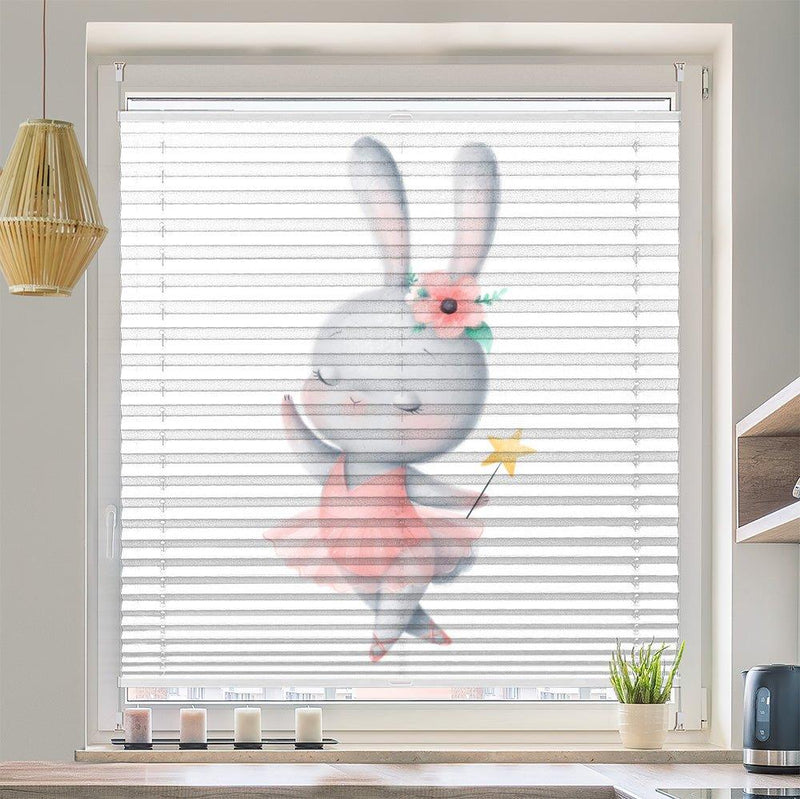Plissee Motiv "Kaninchen Ballerina" - La-Melle