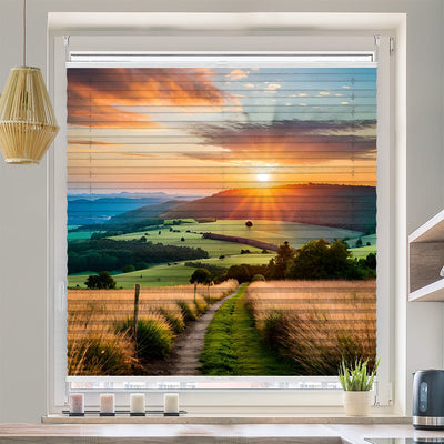 Wabenplissee Motiv Landschaft Kornfeld - La-Melle