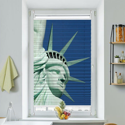 Wabenplissee Motiv Liberty Freiheitsstatue New York - La-Melle