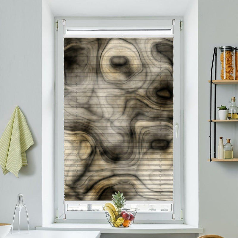 Plissee Motiv "Wirbel abstrakt" - La-Melle