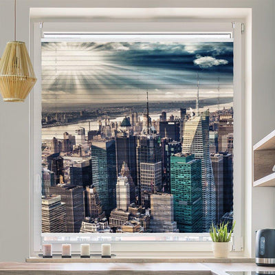 Wabenplissee Motiv New York Hudson Manhatten - La-Melle