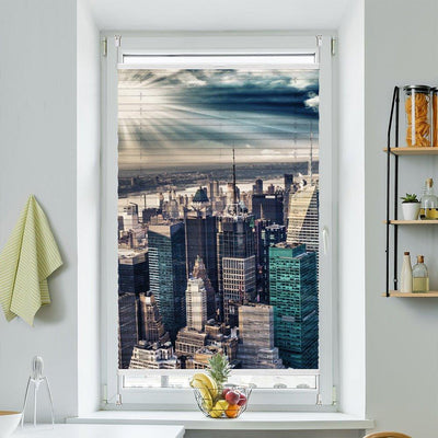 Wabenplissee Motiv New York Hudson Manhatten - La-Melle