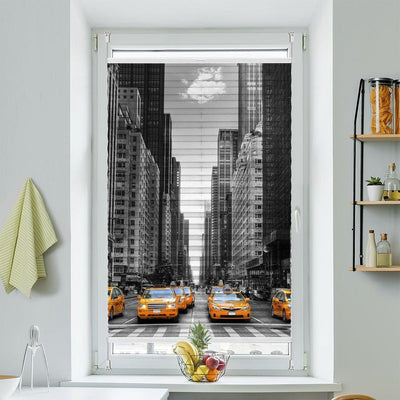 Wabenplissee Motiv New York Taxi Avenue - La-Melle