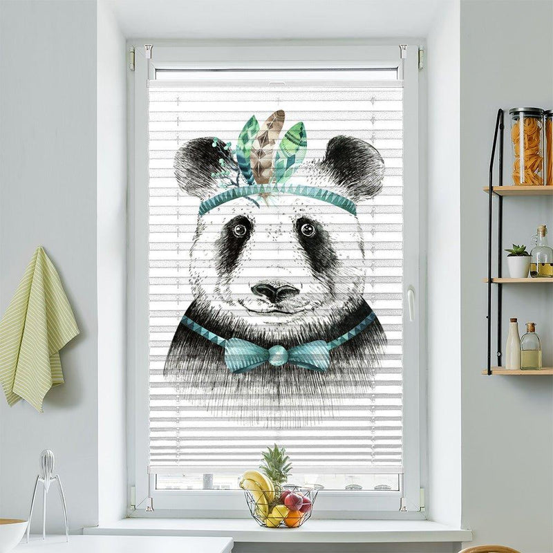 Plissee Motiv "Panda comic" - La-Melle