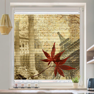 Plissee Motiv Paris sepia - La-Melle