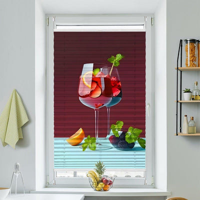 Wabenplissee Motiv Sangria Cocktail - La-Melle