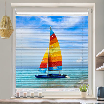 Wabenplissee Motiv Florida Küste - La-Melle