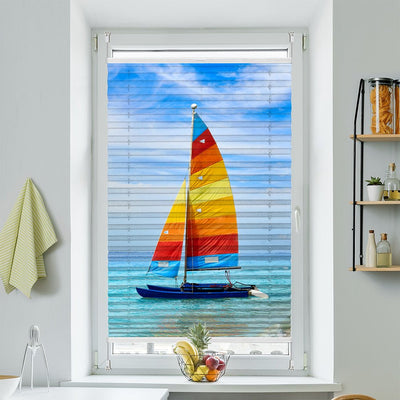 Wabenplissee Motiv Florida Küste - La-Melle