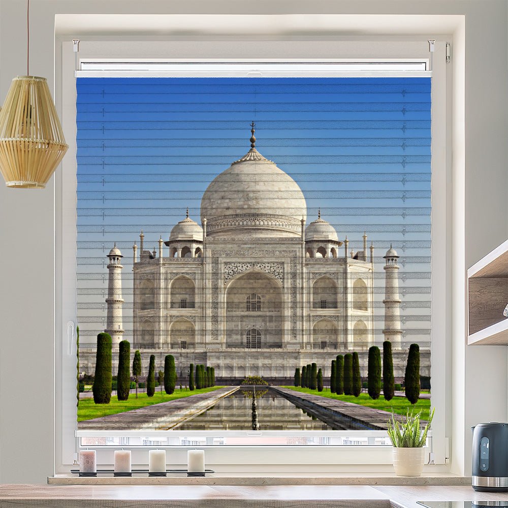 Wabenplissee Motiv "Taj Mahal Mausoleum" - La-Melle
